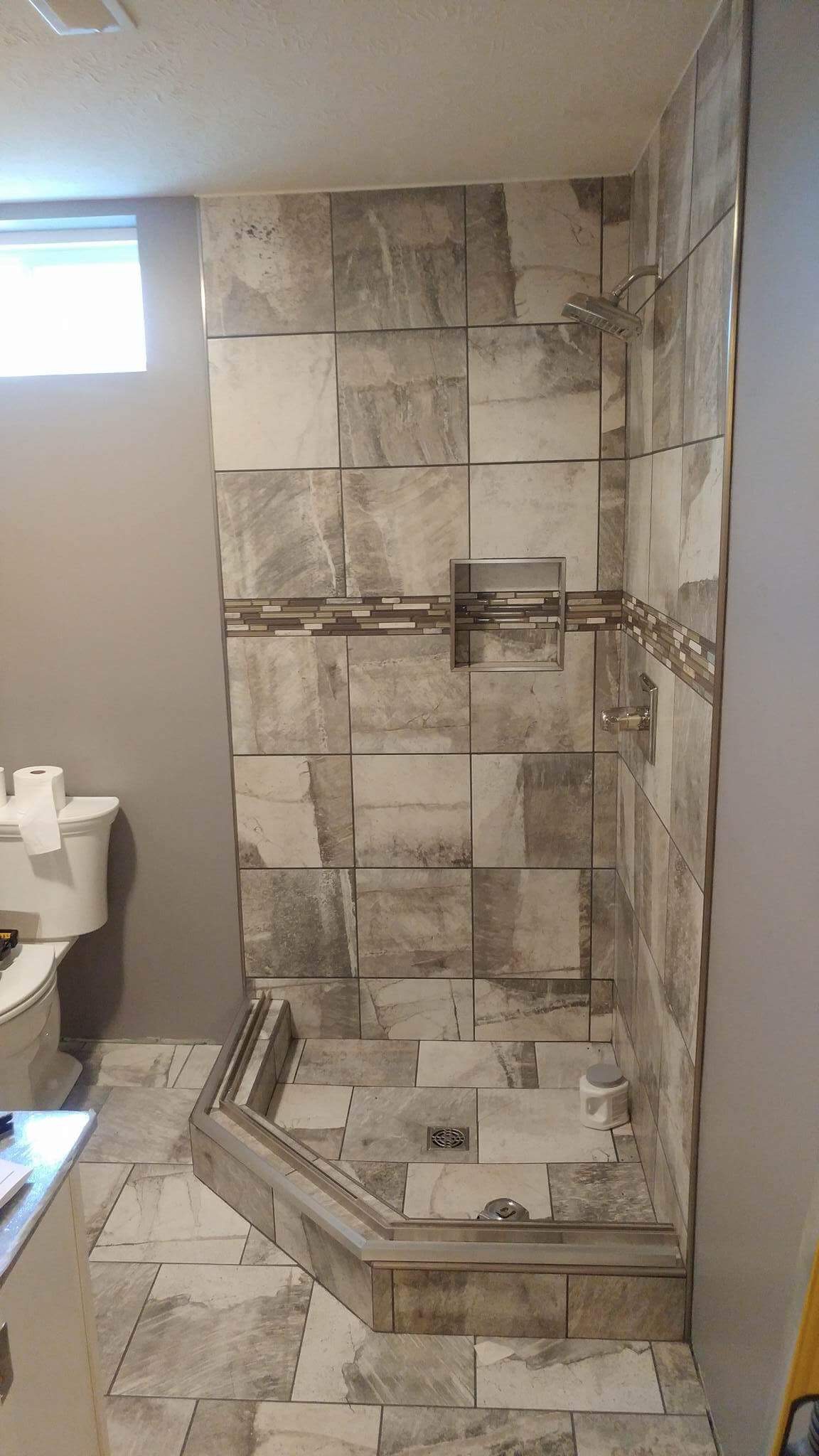 tile shower