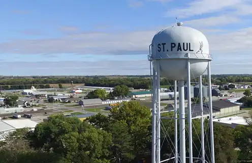 st paul nebraska water tower